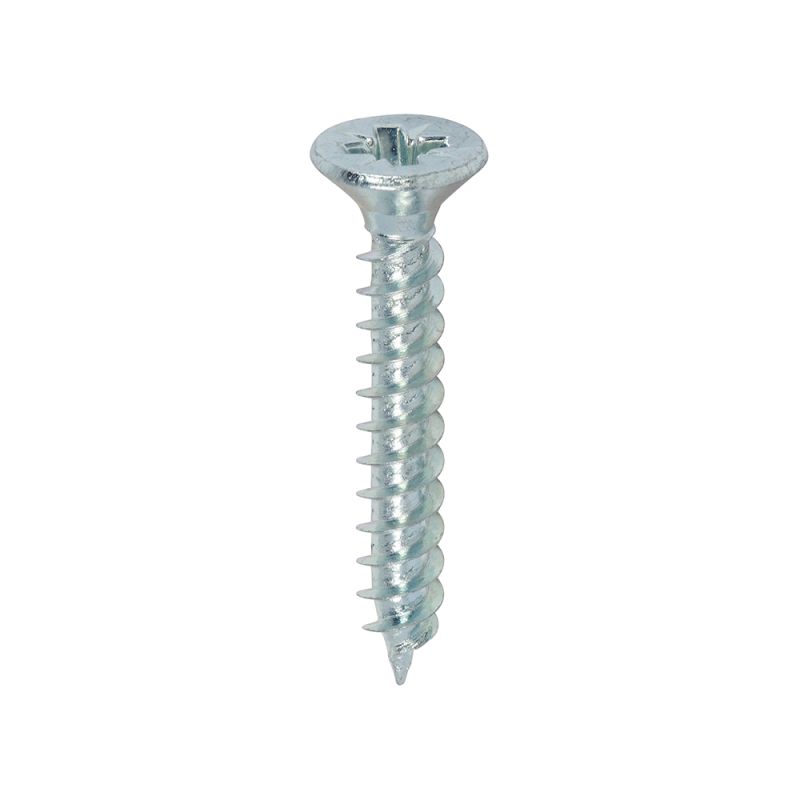 Twin Woodscrew PZ2 CSK Zinc