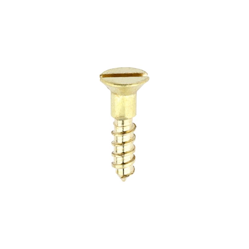 Brass Timber Screw SLOT CSK