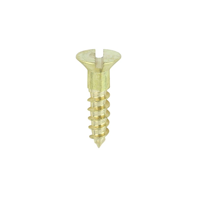 Brass Timber Screw SLOT CSK