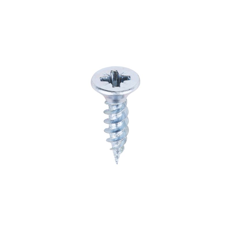 Twin Woodscrew PZ2 CSK Zinc