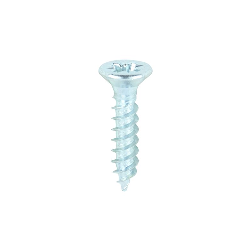 Twin Woodscrew PZ2 CSK Zinc