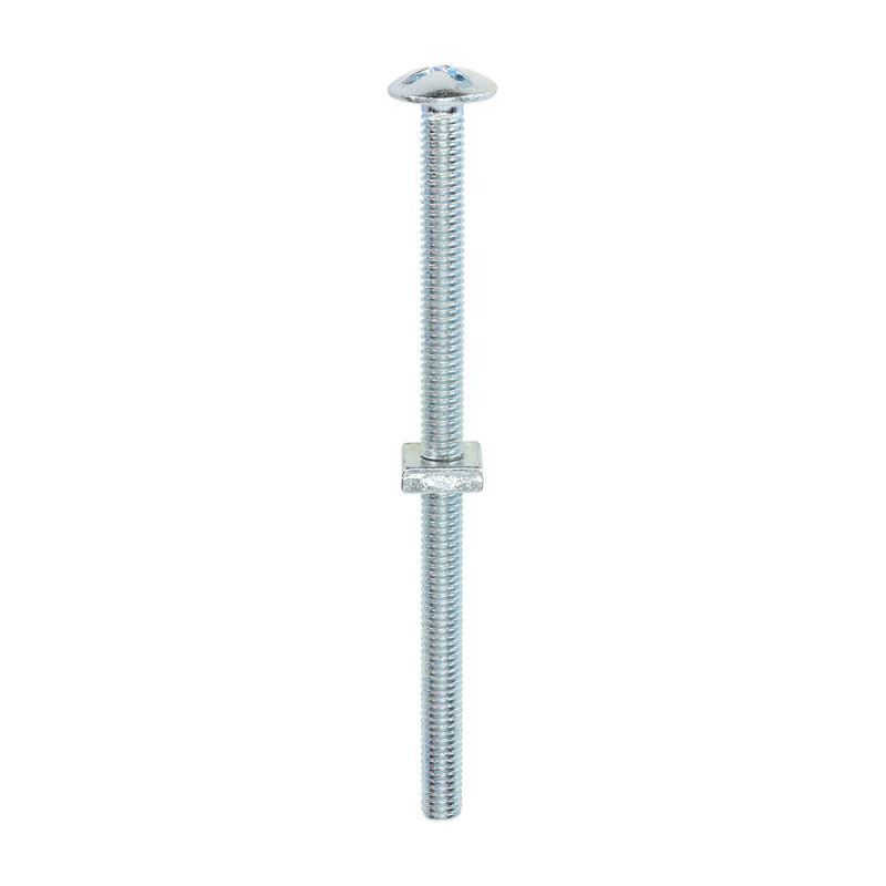 Roofing Bolt & SQ Nut Zinc