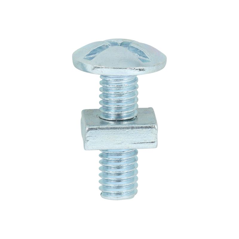 Roofing Bolt & SQ Nut Zinc