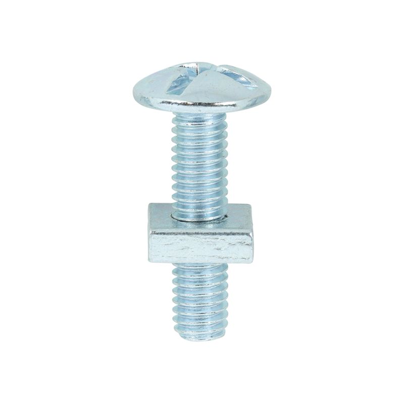 Roofing Bolt & SQ Nut Zinc