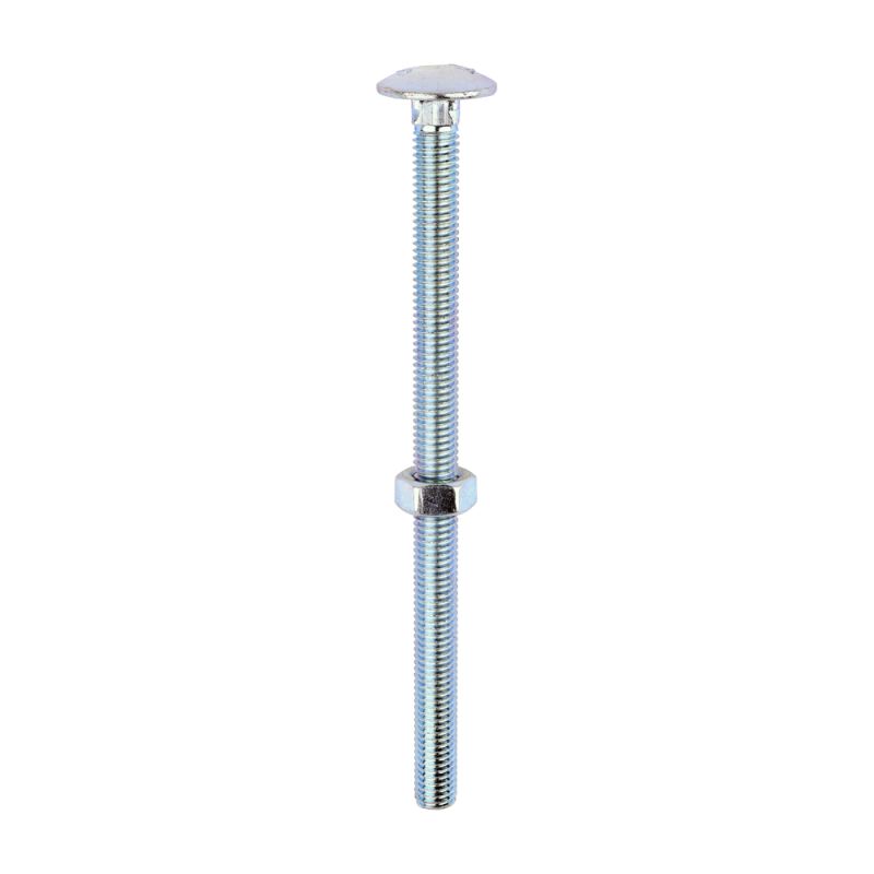 Carriage Bolt & Hex Nut - BZP