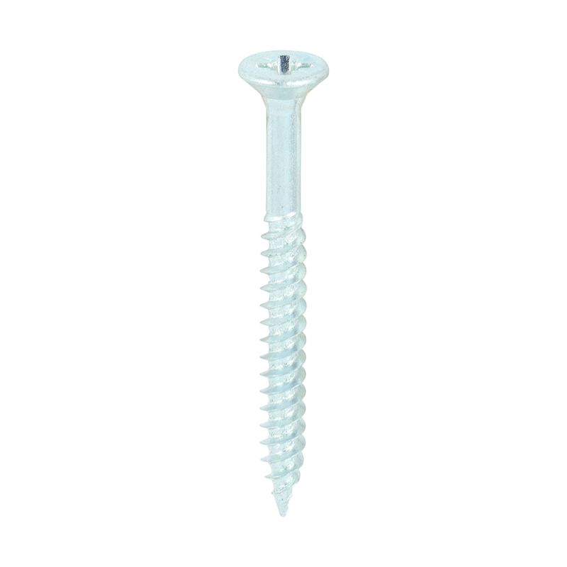 Twin Woodscrew PZ2 CSK Zinc