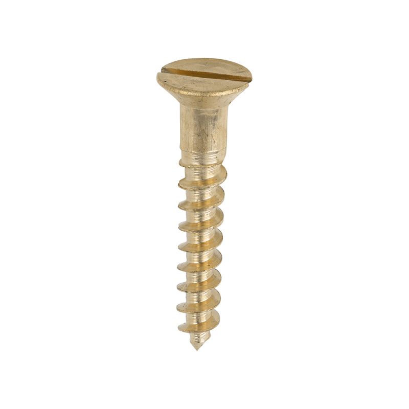 Brass Timber Screw SLOT CSK