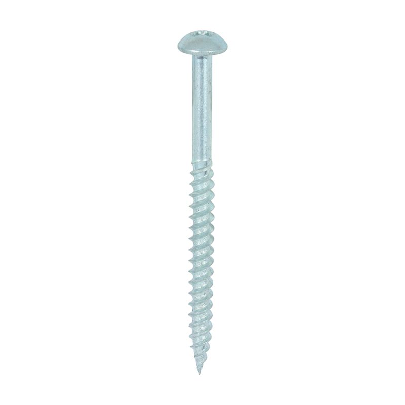 Twin Woodscrew PZ2 RND Zinc