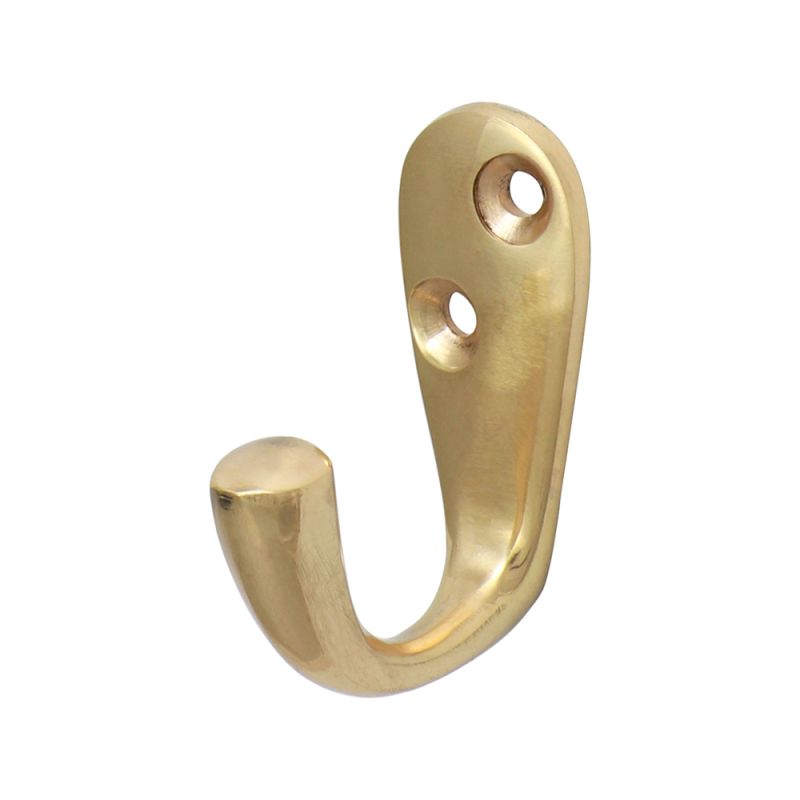 Single Robe Hook Pol. Chrome