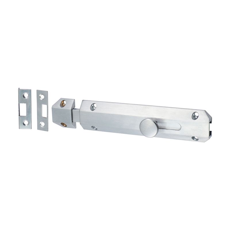 Arch Flat Sec Bolt Sat. Chrome