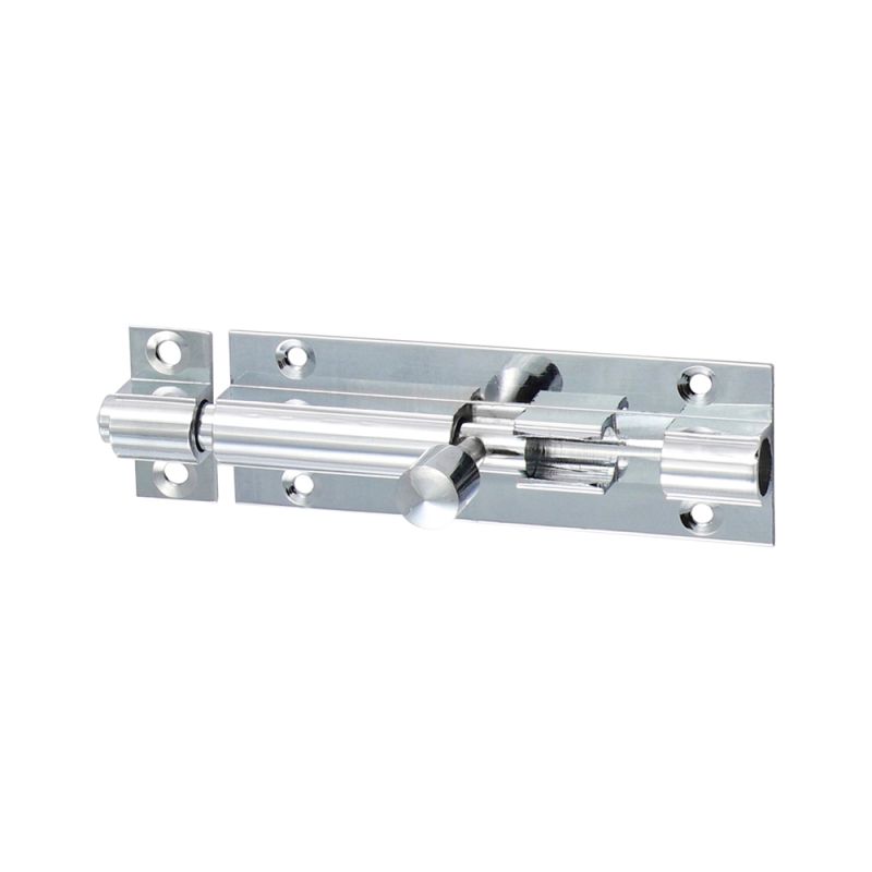 Str. Barrel Bolt Pol. Chrome