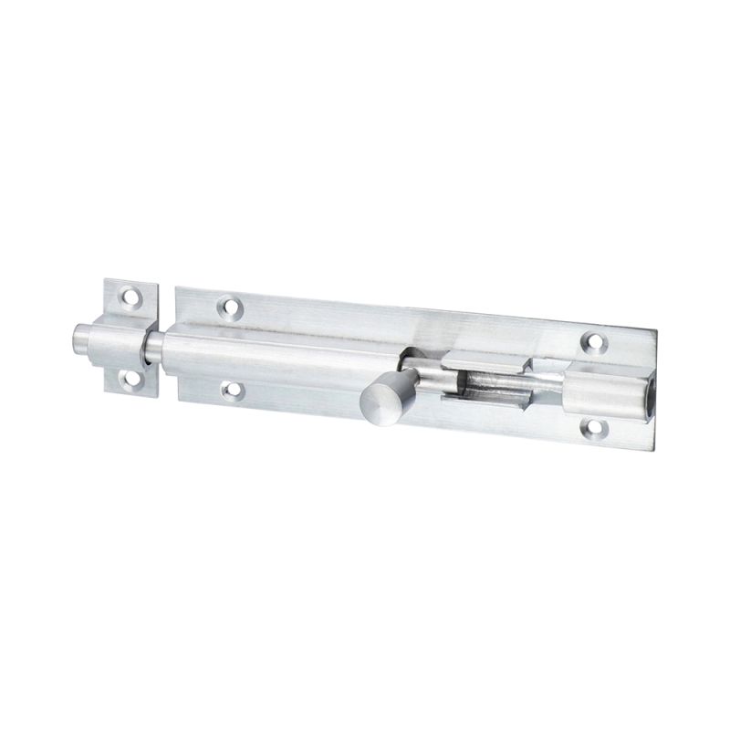 Str. Barrel Bolt Sat. Chrome