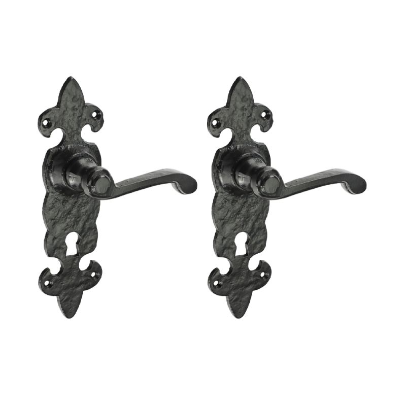 Fleur De Lys LatchHandle ABLK