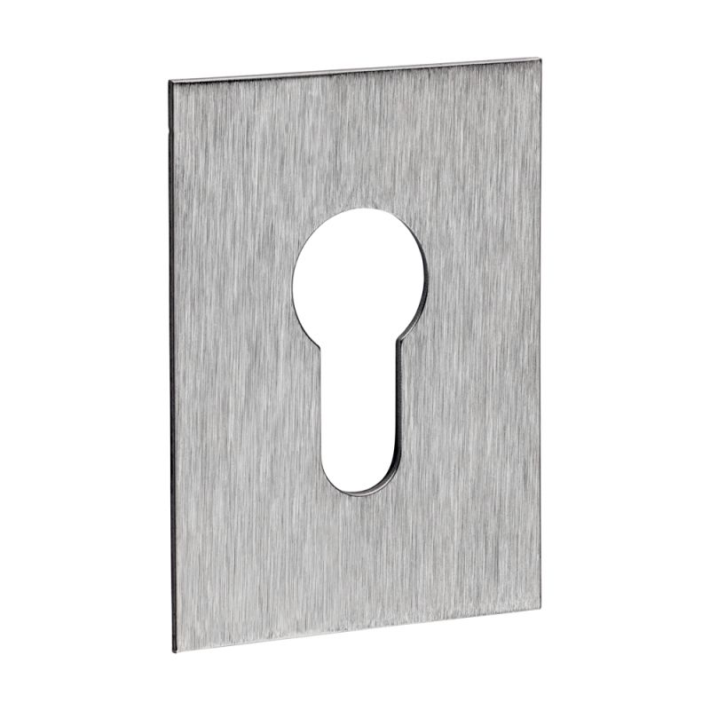 S/A Lock Escutcheon OBL Pol SS