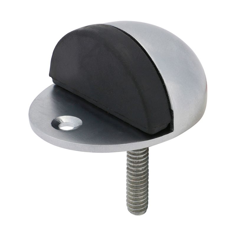 Oval Door Stop Polished Brass