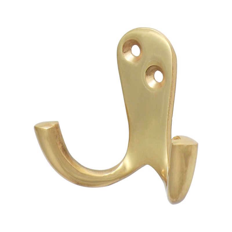 Double Robe Hook Pol. Chrome