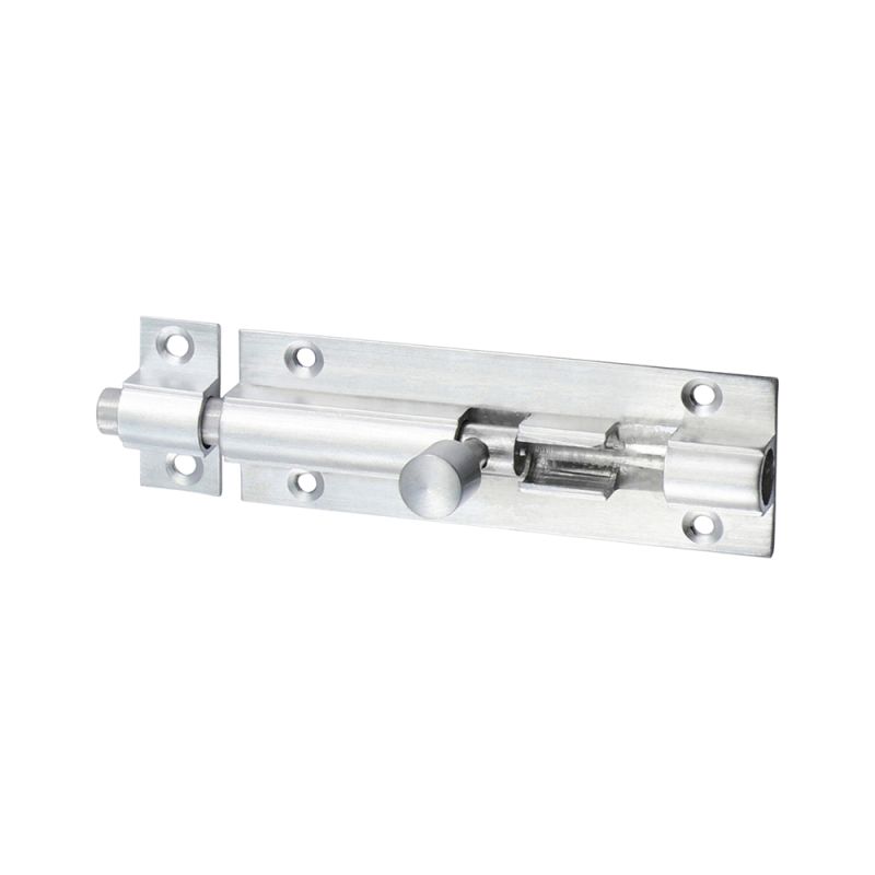 Str. Barrel Bolt Sat. Chrome