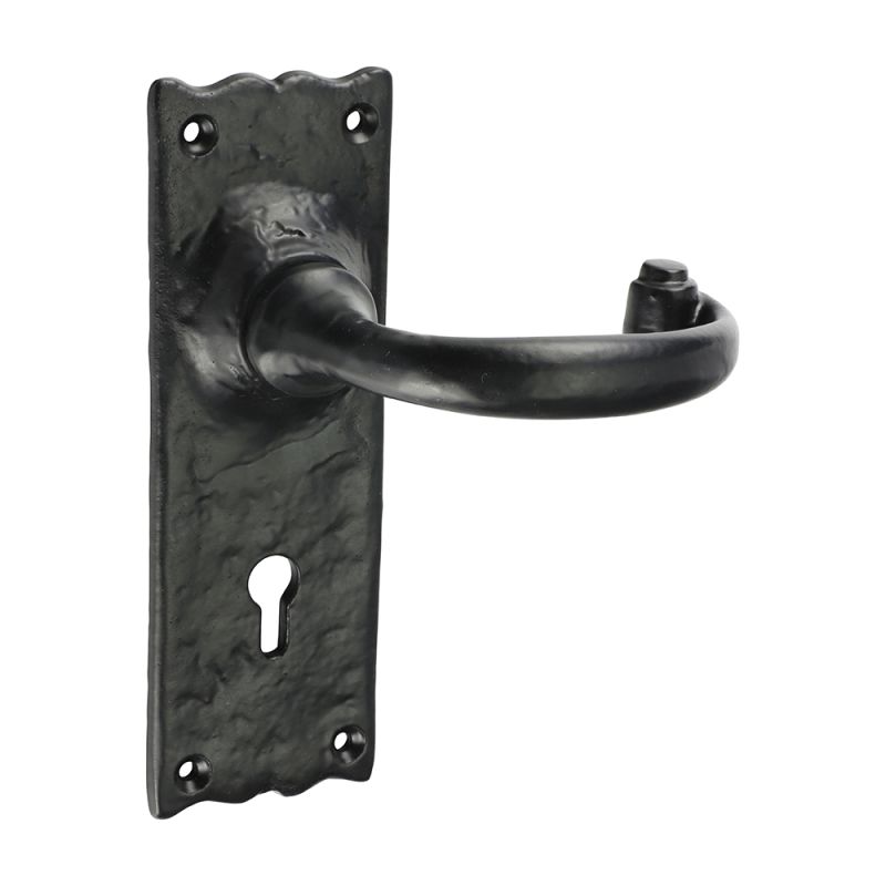 Trad Latch Handle Ant BLK