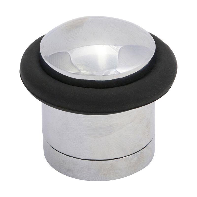Cylinder Door Stop Sat. Chrome