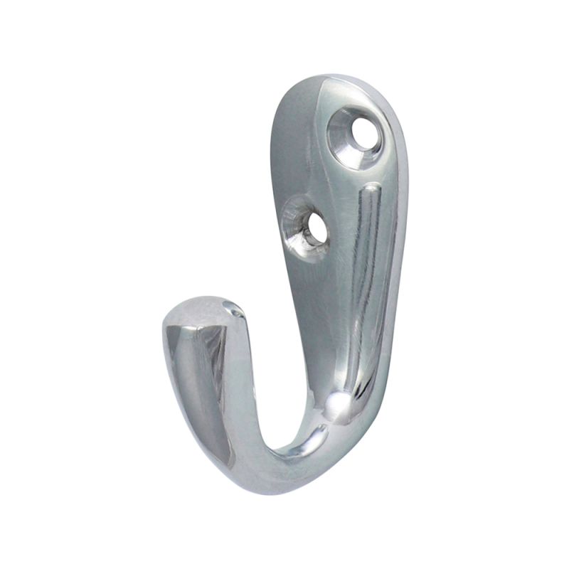 Single Robe Hook Sat. Chrome
