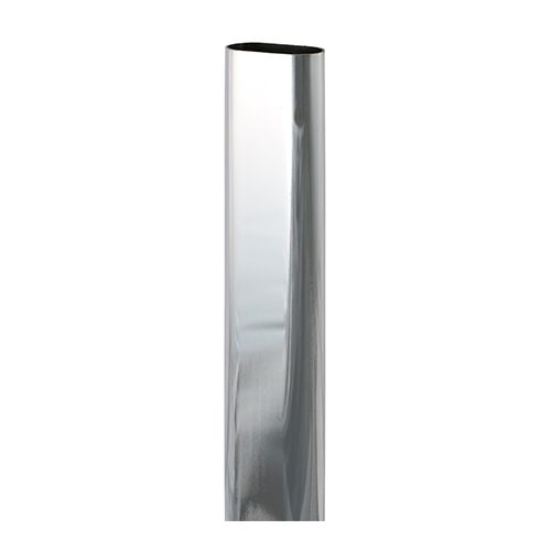 Oval Wardrobe Rail P/Chrome