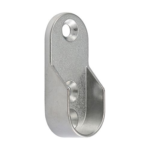 Oval Centre Bracket P/Chrome