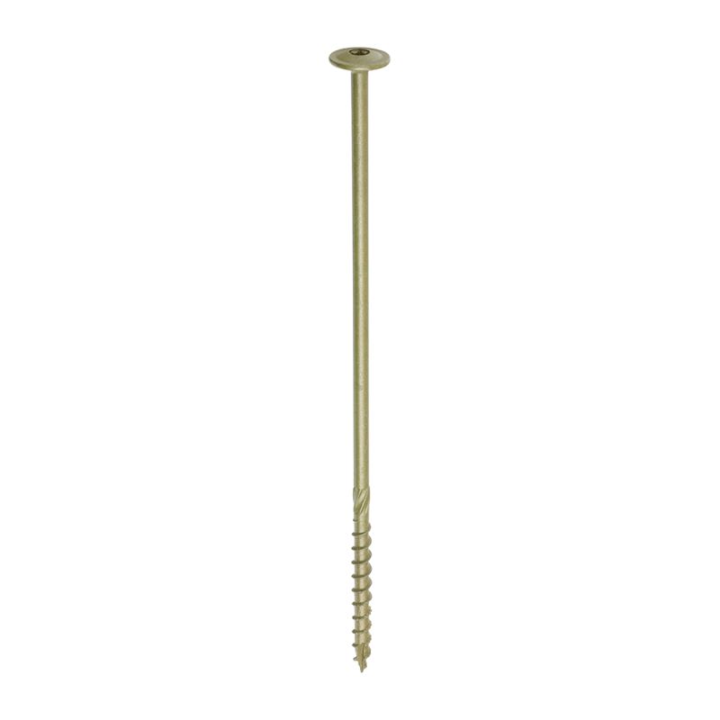 Wafer Head Timber Screw- Green