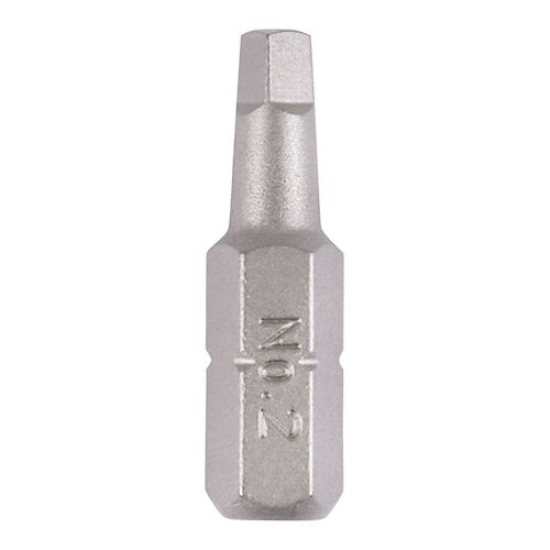 Square Driver Bit - S2 Grey