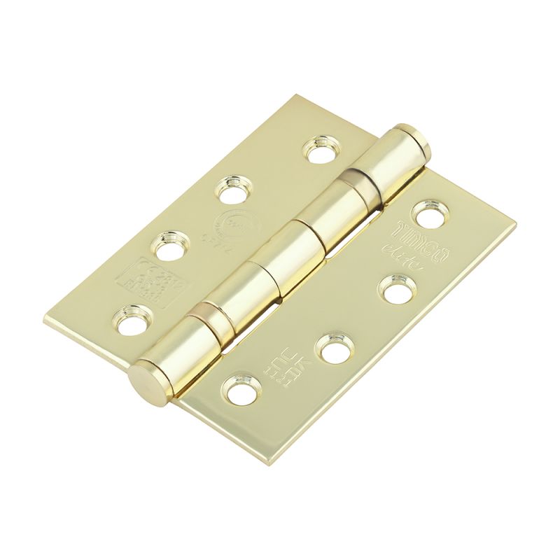 13 Fire Door Hinge E/Brass SS