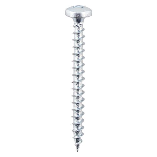 Solo Woodscrew SQ2 PAN Zinc