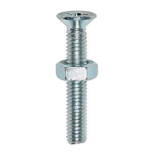 Machine Screw & Nut CSK - BZP