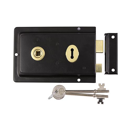 Rim Sash Lock - Black