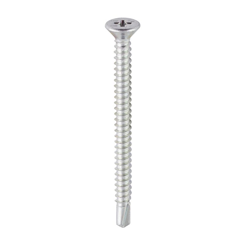 S/Drill PVC Screw CSK - BZP