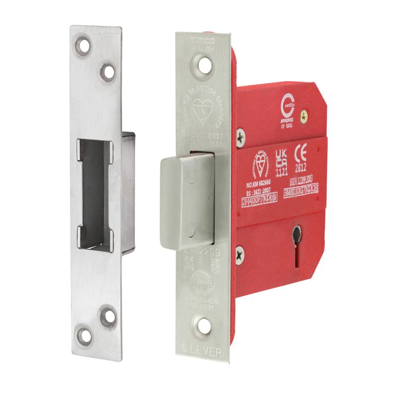 3 Lever Sashlock Sat. Nickel