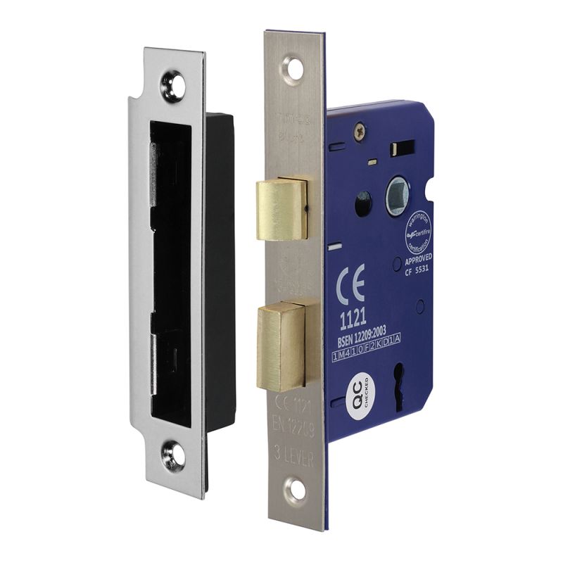 3 Lever Sashlock Sat. Nickel