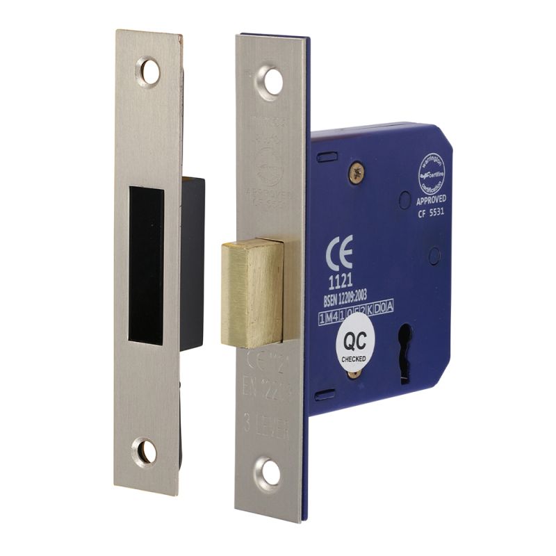 3 Lever Deadlock Sat. Nickel