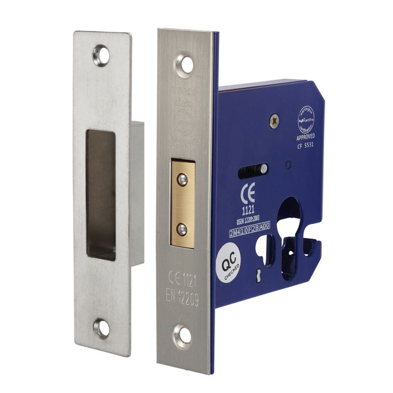 Bathroom Lock Sat. Nickel