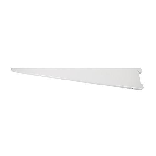 Twin Slot Shelf End White