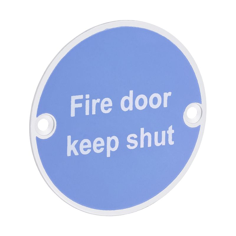 Fire Door Keep Locked Sign SAA