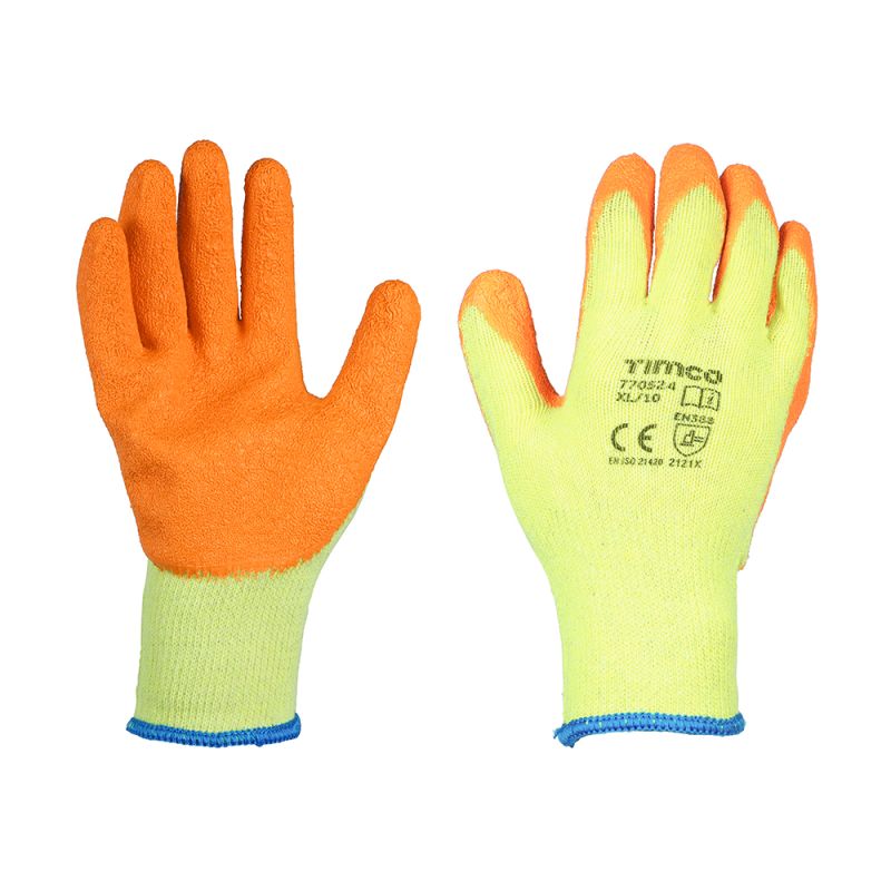 Warm Grip Glove Latex Crinkle