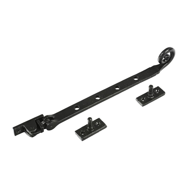 Curly Casement Fastener AntBLK