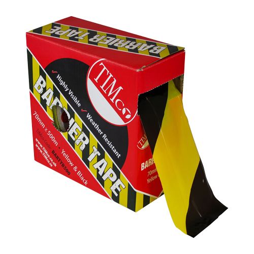 Hazard Cloth Tape - Yell/Black