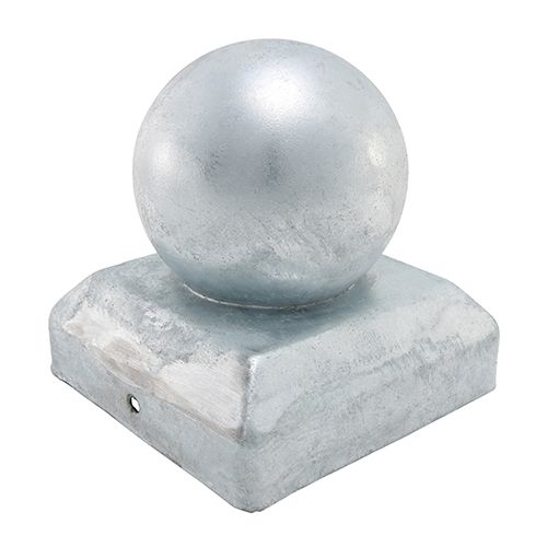 Ball Post Cap - Zinc