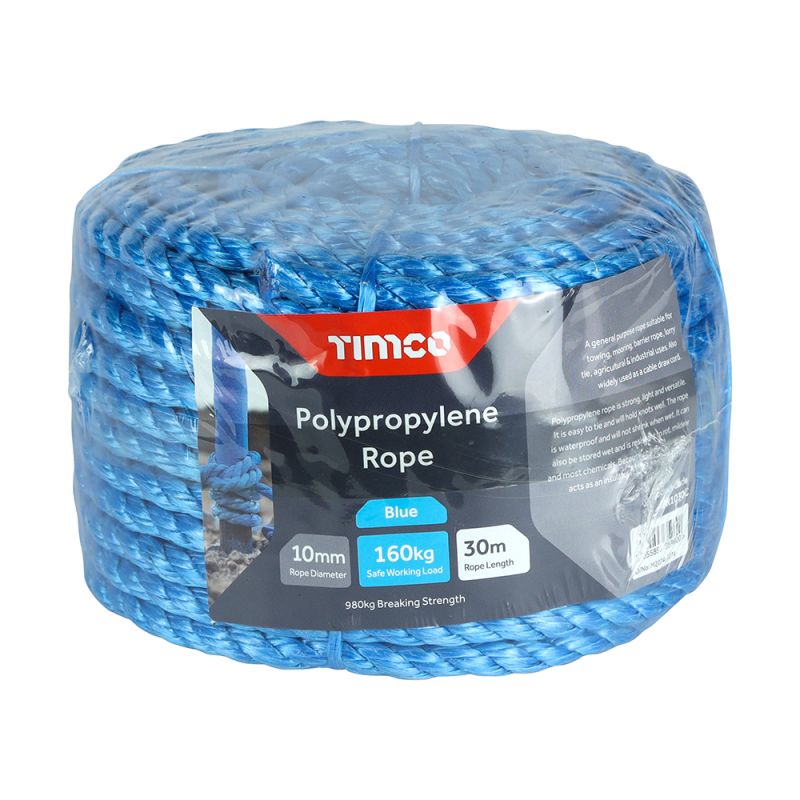 Blue Poly Rope - Coil