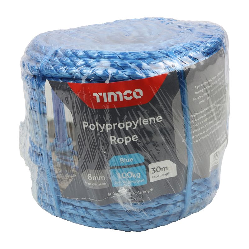Blue Poly Rope - Coil