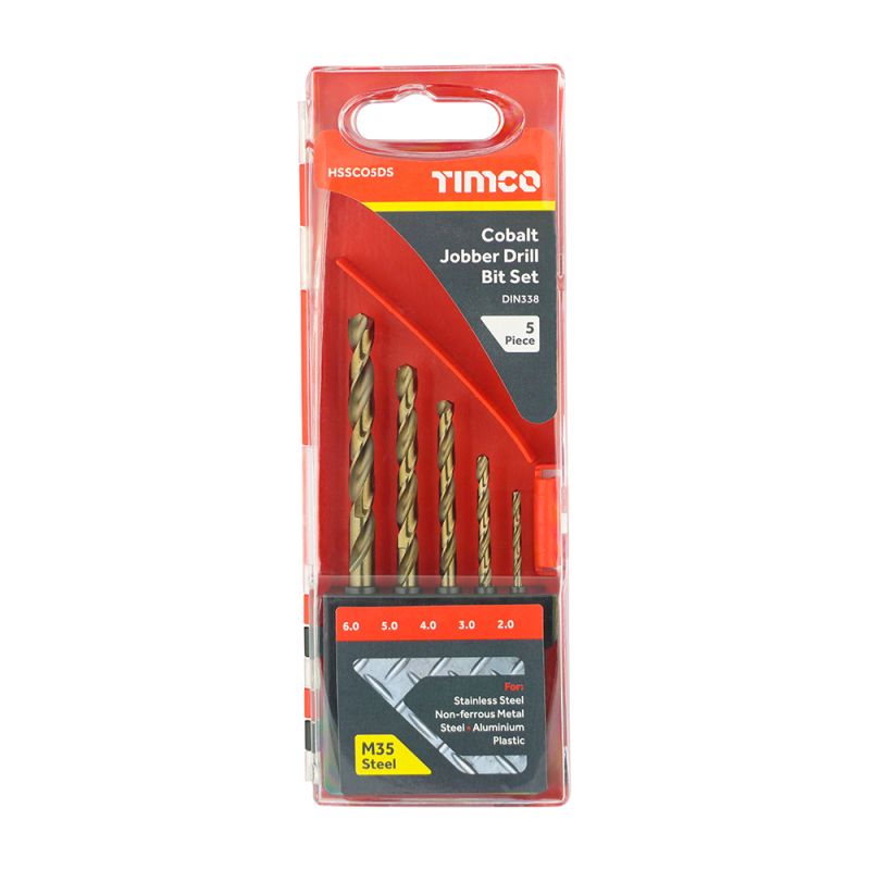 HSS-CO Bit Set 2-6mm - Cobalt