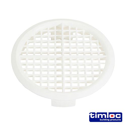 Push-in Soffit Vent Black