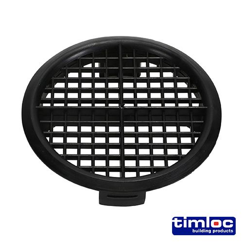 Push-in Soffit Vent Brown