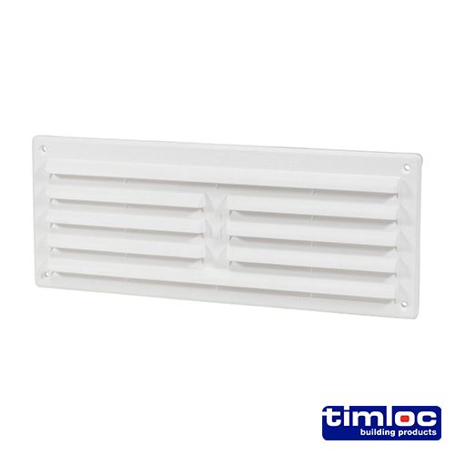 Louvre Grille Vent White