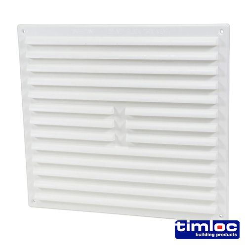 Hit and Miss Grille Vent White